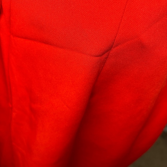 Red Button Detail Front Slit Zara Skirt - New - Picture 3 of 5